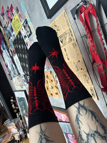 “RED VENOM" SOCKS