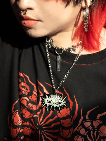 "THORNS" METAL NECKLACE