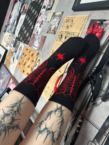 “RED VENOM" SOCKS