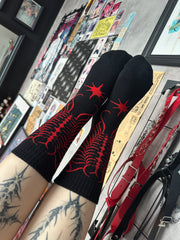 “RED VENOM" SOCKS