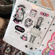 ARIEL Clear Sticker Sheet