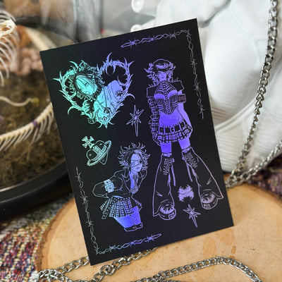 "NANA" Holographic A6 Print