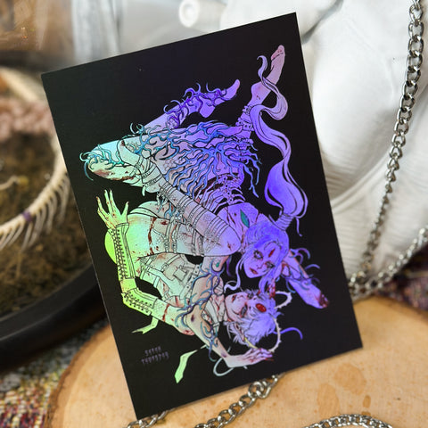 "SACRIMENTAL" Holographic A6 Print