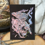 "SACRIMENTAL" Holographic A6 Print