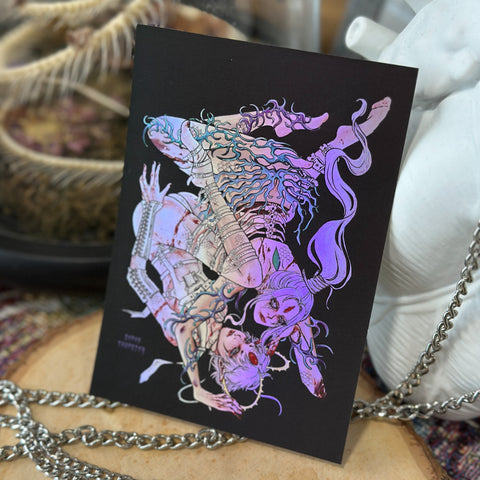 "SACRIMENTAL" Holographic A6 Print